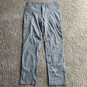 Kuhl Freeflex Roll Up Women's 10x31" Cargo Pants Gray Performance Outdoor Hiking